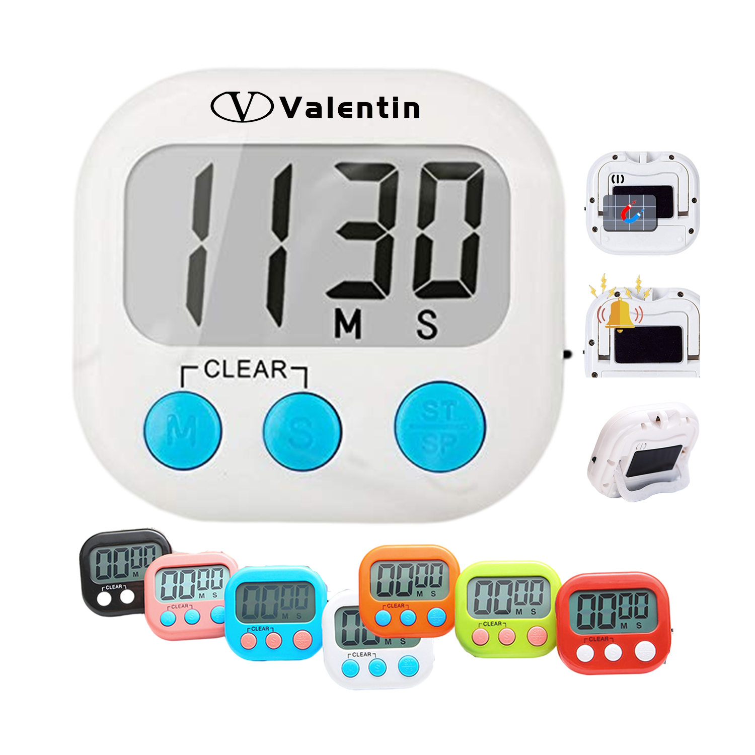 Magnetic Digital Kitchen Timer 2