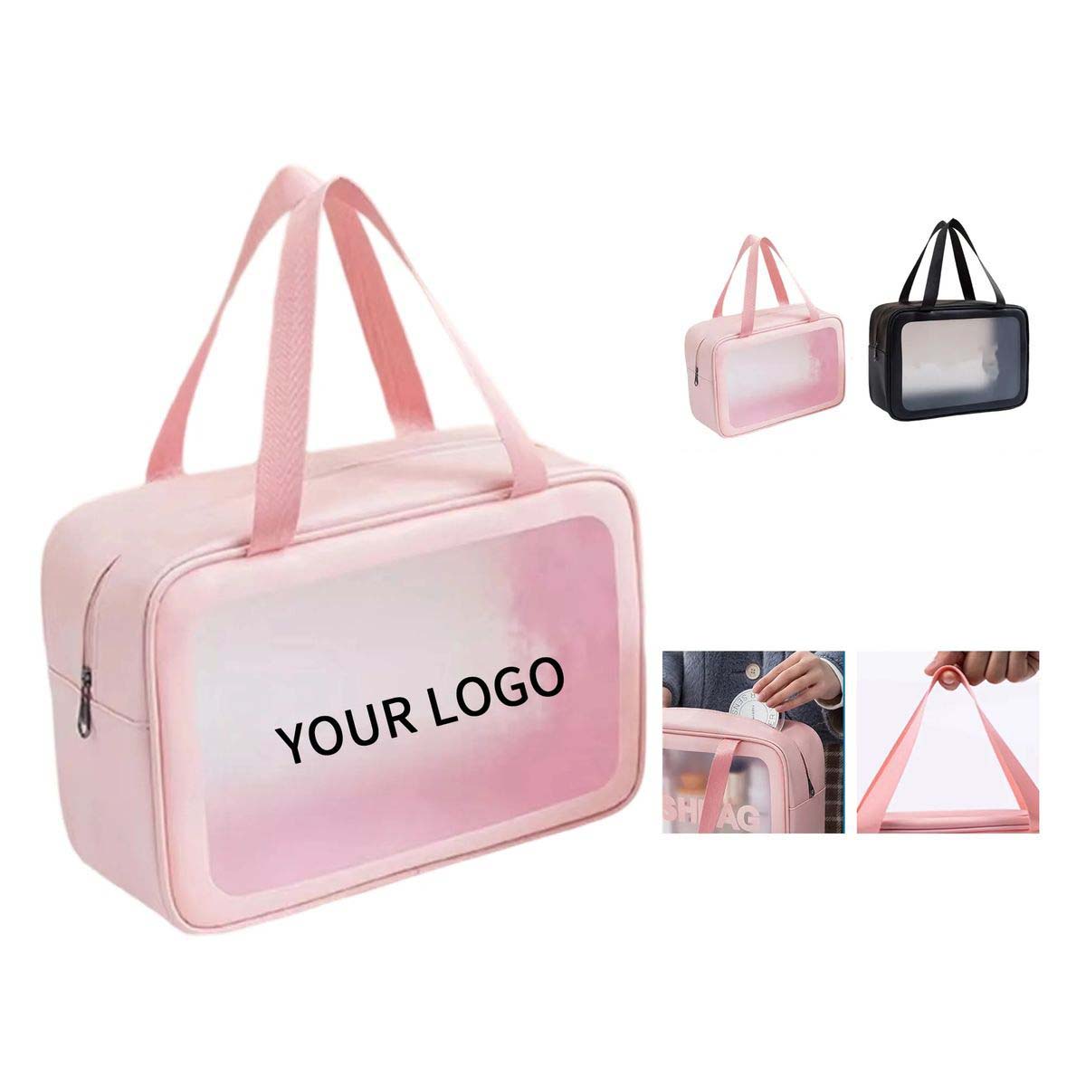 Portable Toiletry Organizer Bag with Handle 3