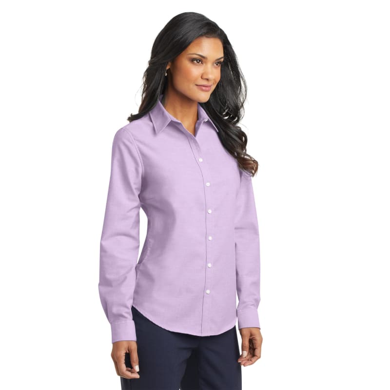 Port Authority Ladies SuperPro Oxford Shirt. 45