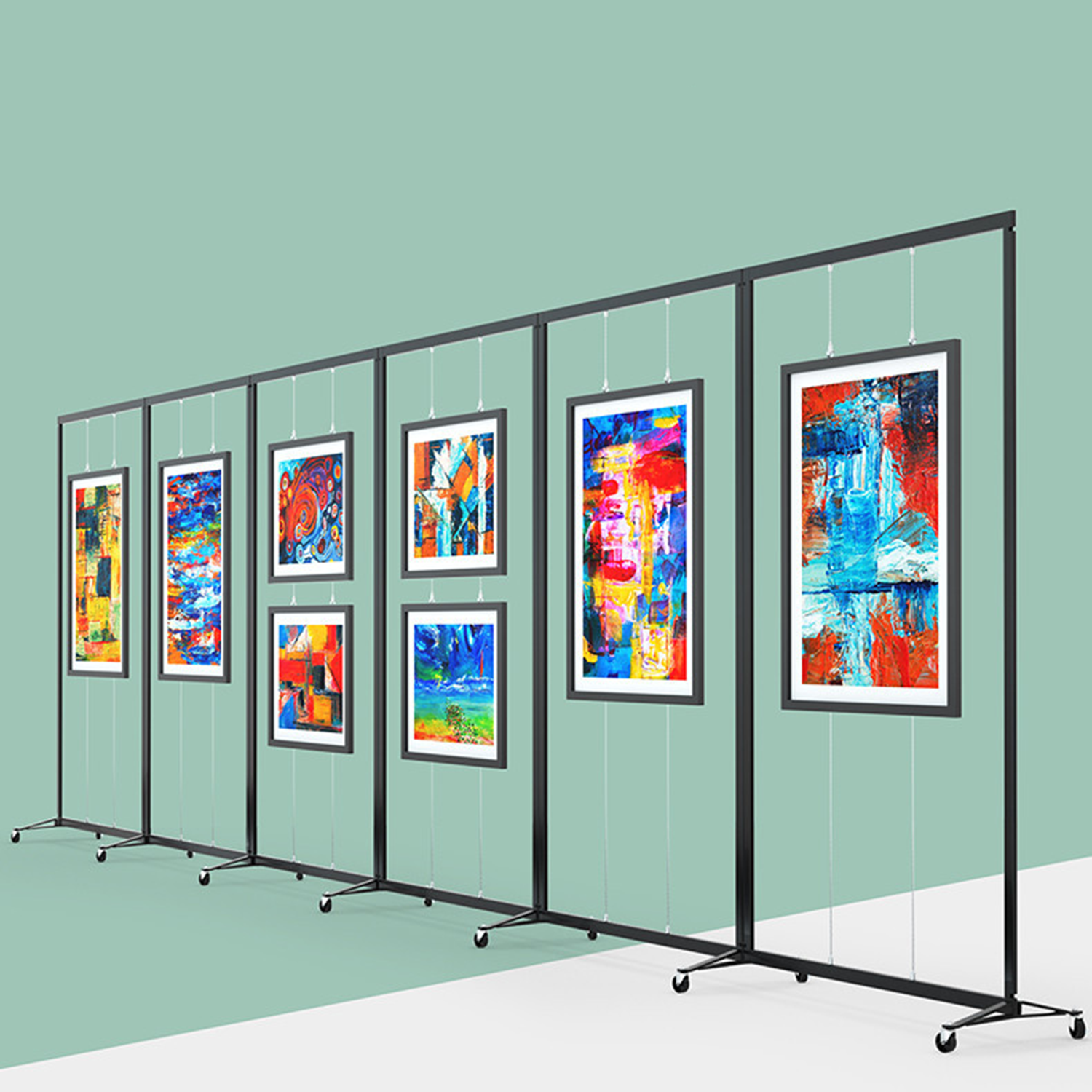 Foldable Painting And Calligraphy Display Stand With Board 5
