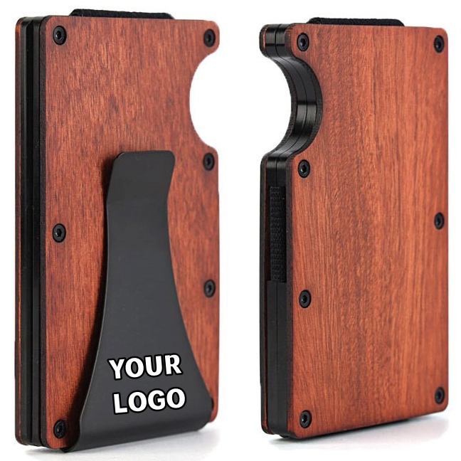 Wooden Rfid Blocking Anti Theft Card Holder Wallet 7