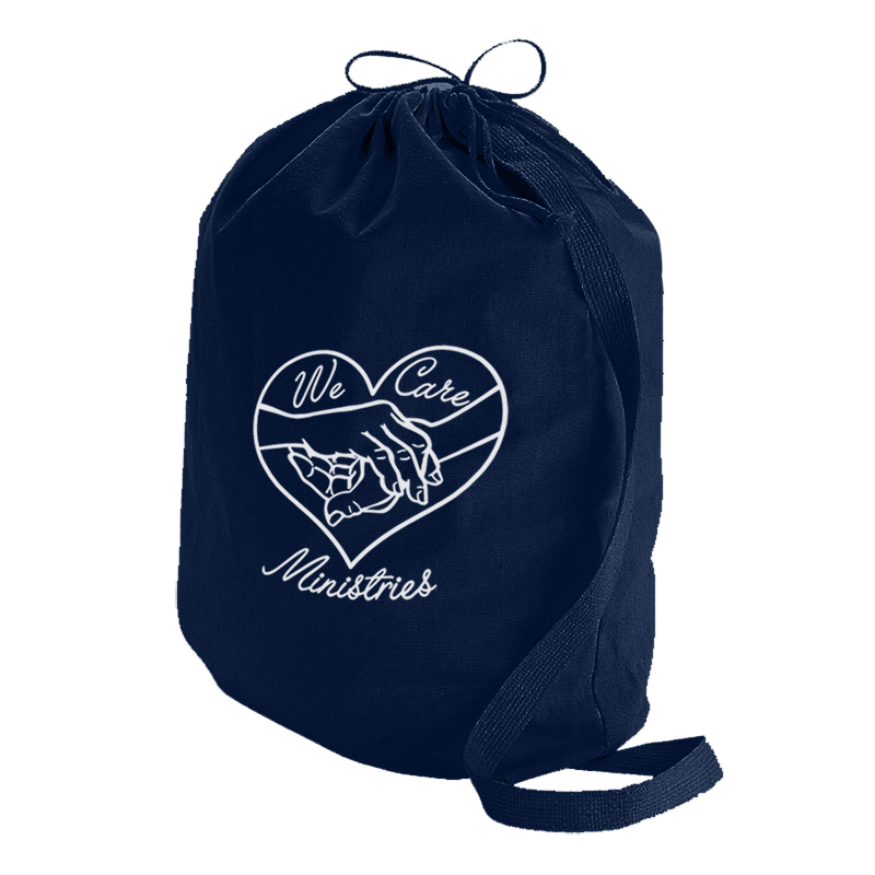 Canvas Drawstring Laundry Bag - Small 3