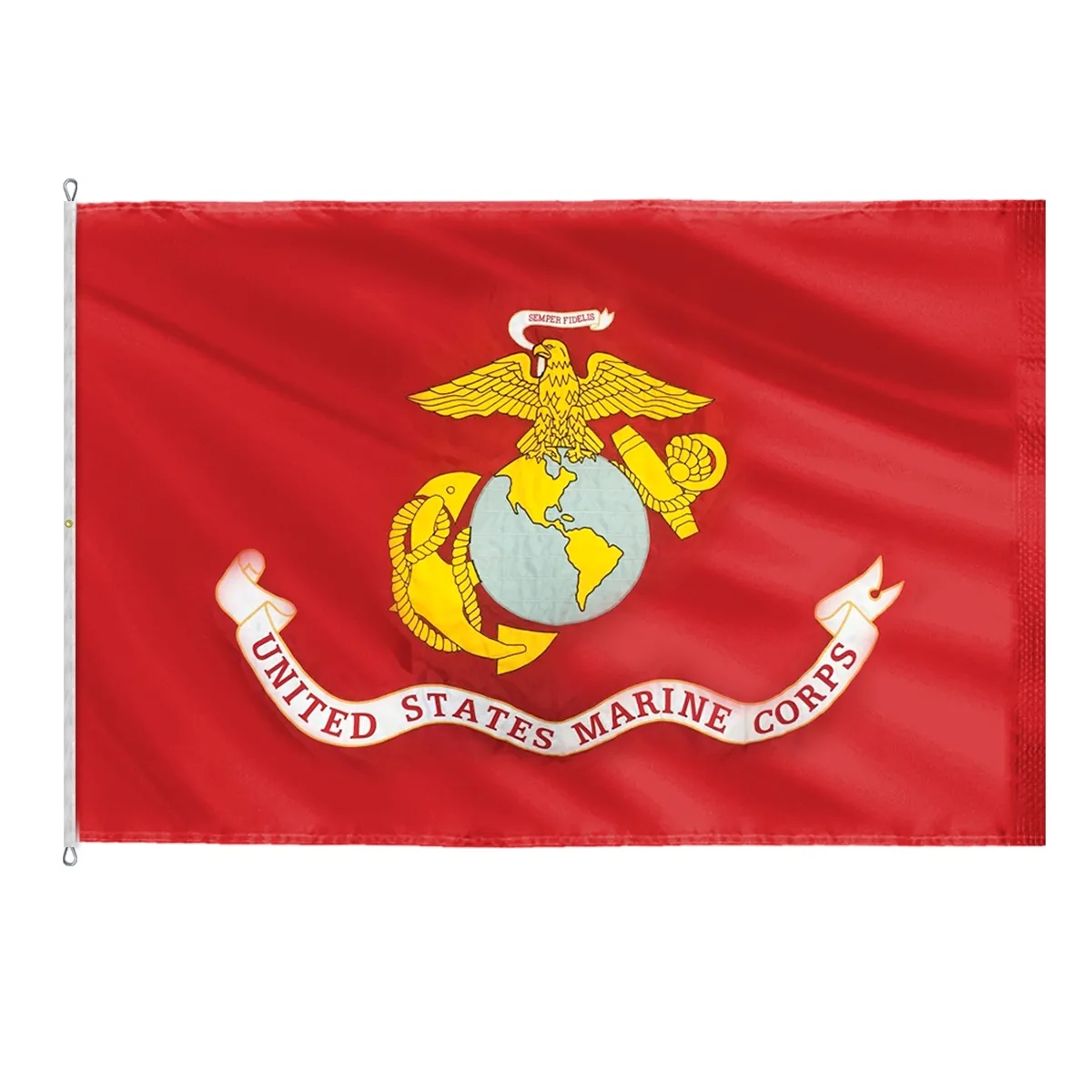 Applique & Embroidered Flag 8' x 12' Nylon 5