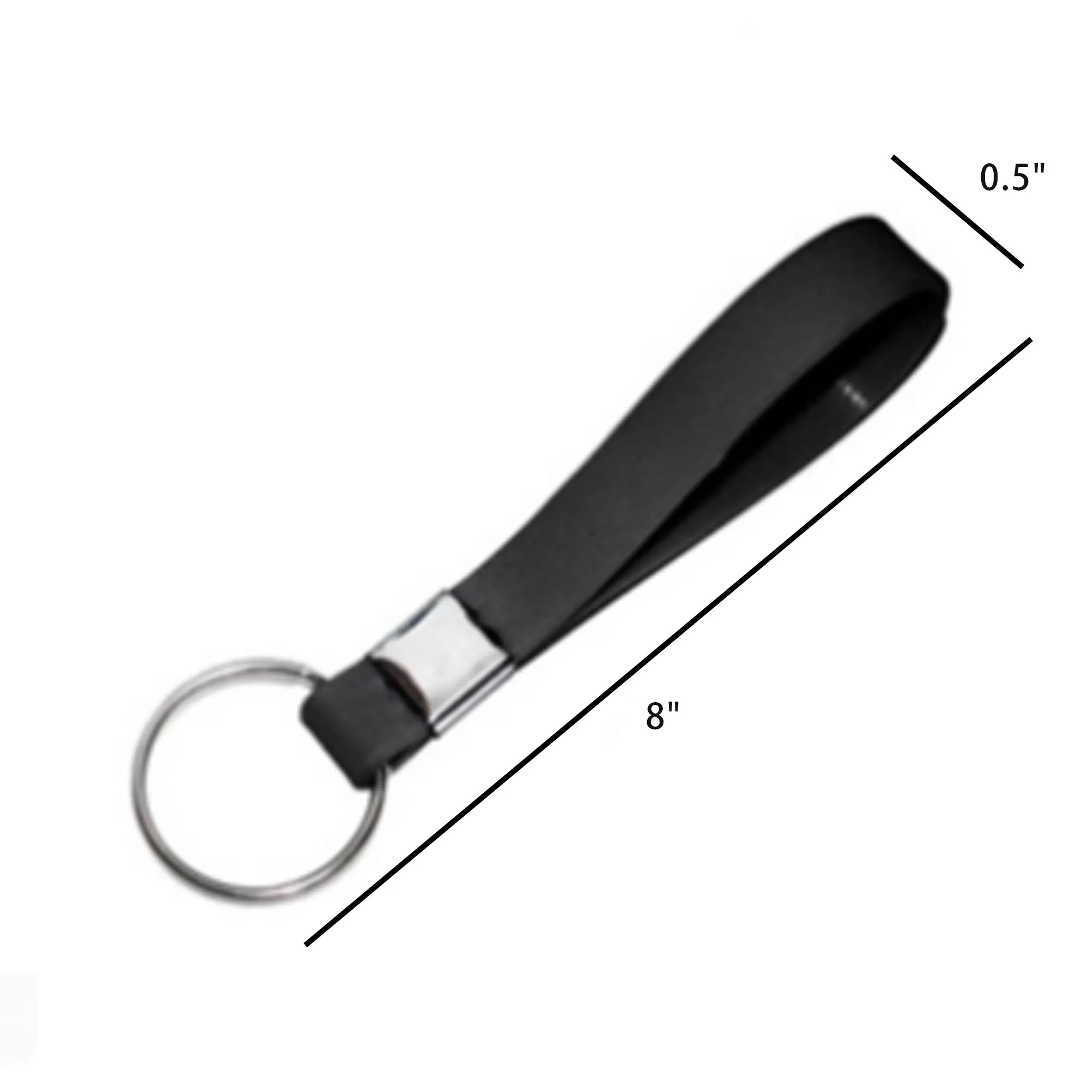 Silicone Custom Wristband Keychain 4