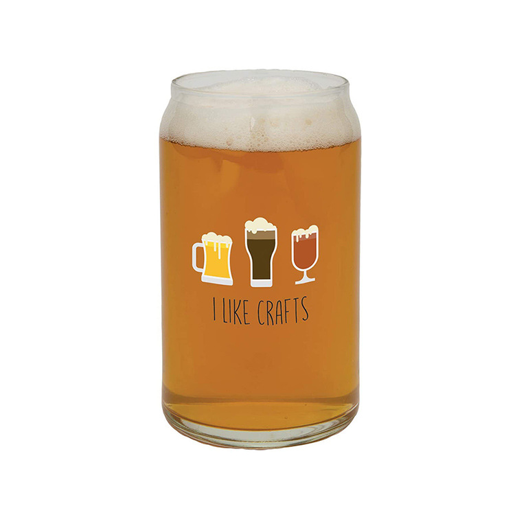 16oz Canned Glass Beer Cup 4