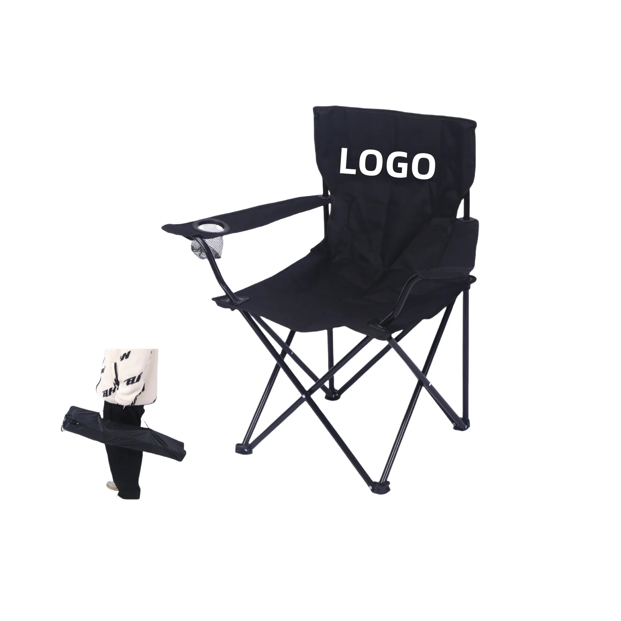 Custom Folding Camping Chair With Carry Bag 4