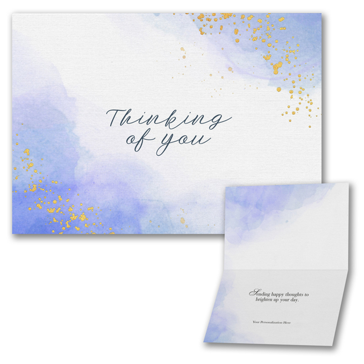 Dreamy Watercolor Sympathy Card 1