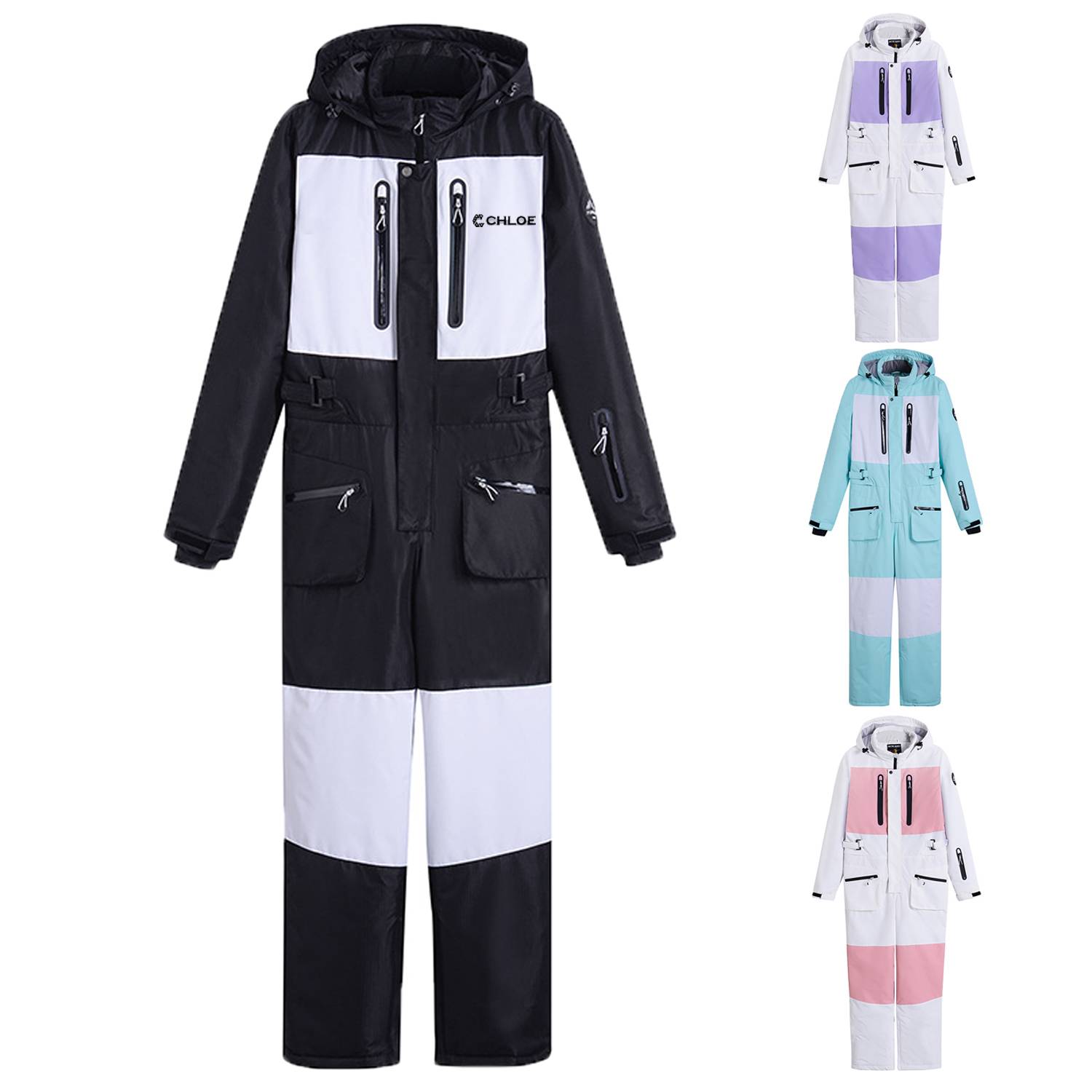 Windproof Waterproof Warm Snowboard Double Board Ski Suit 3