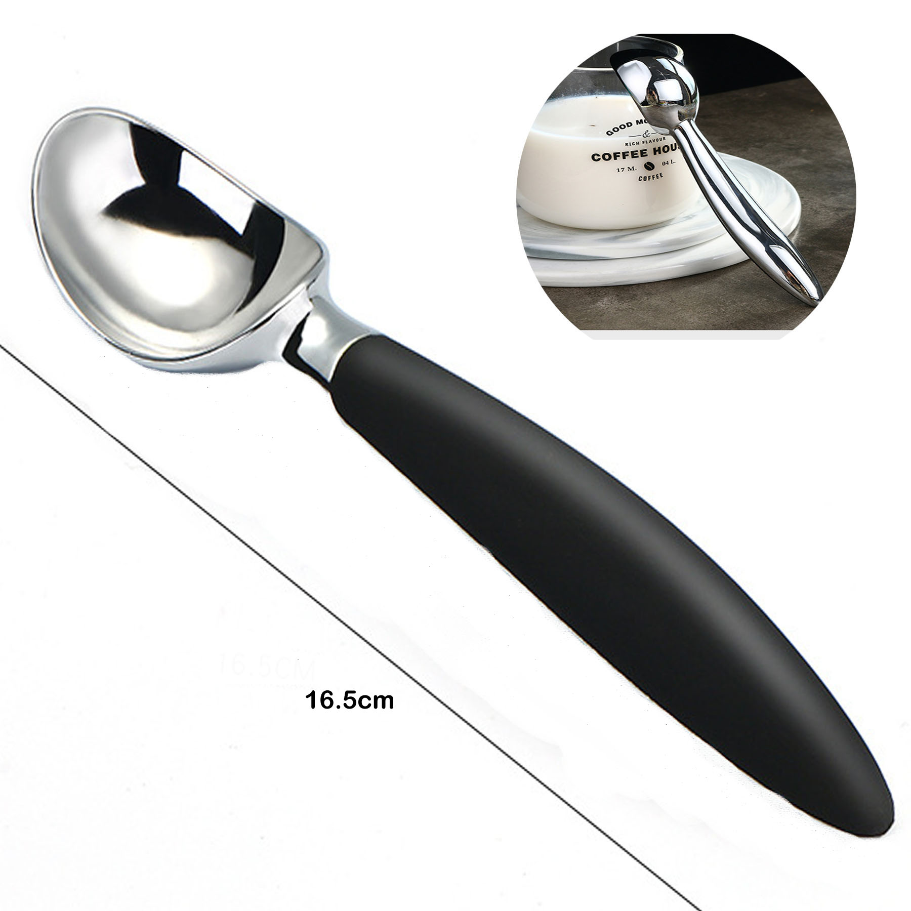 Zinc Alloy Ice Cream Spoon 1