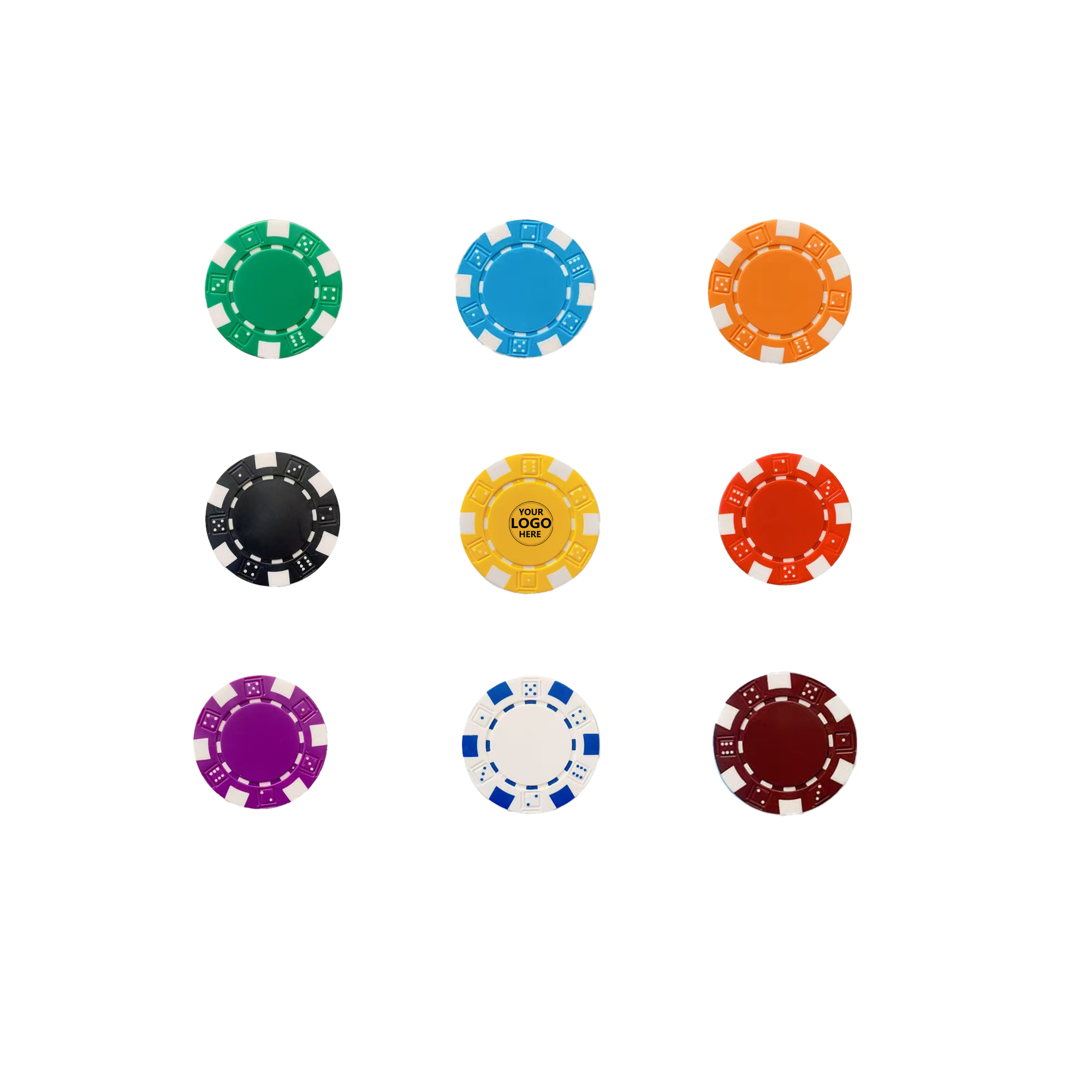 High-Quality Poker Chips Collection 2