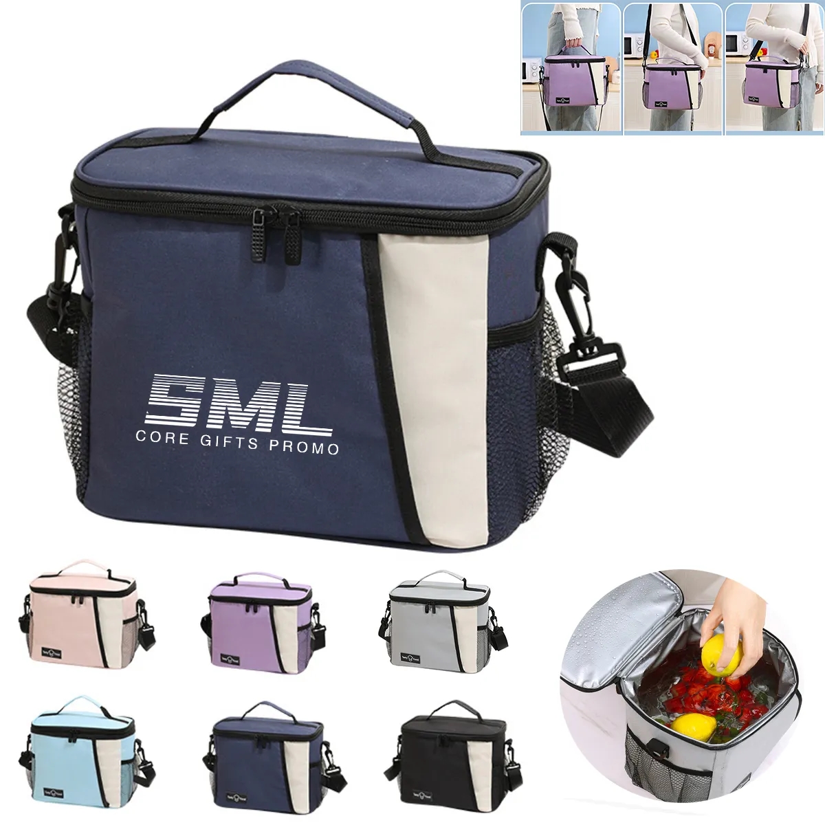 Portable Insulated Cooler Lunch Picnic Travel Bag 3