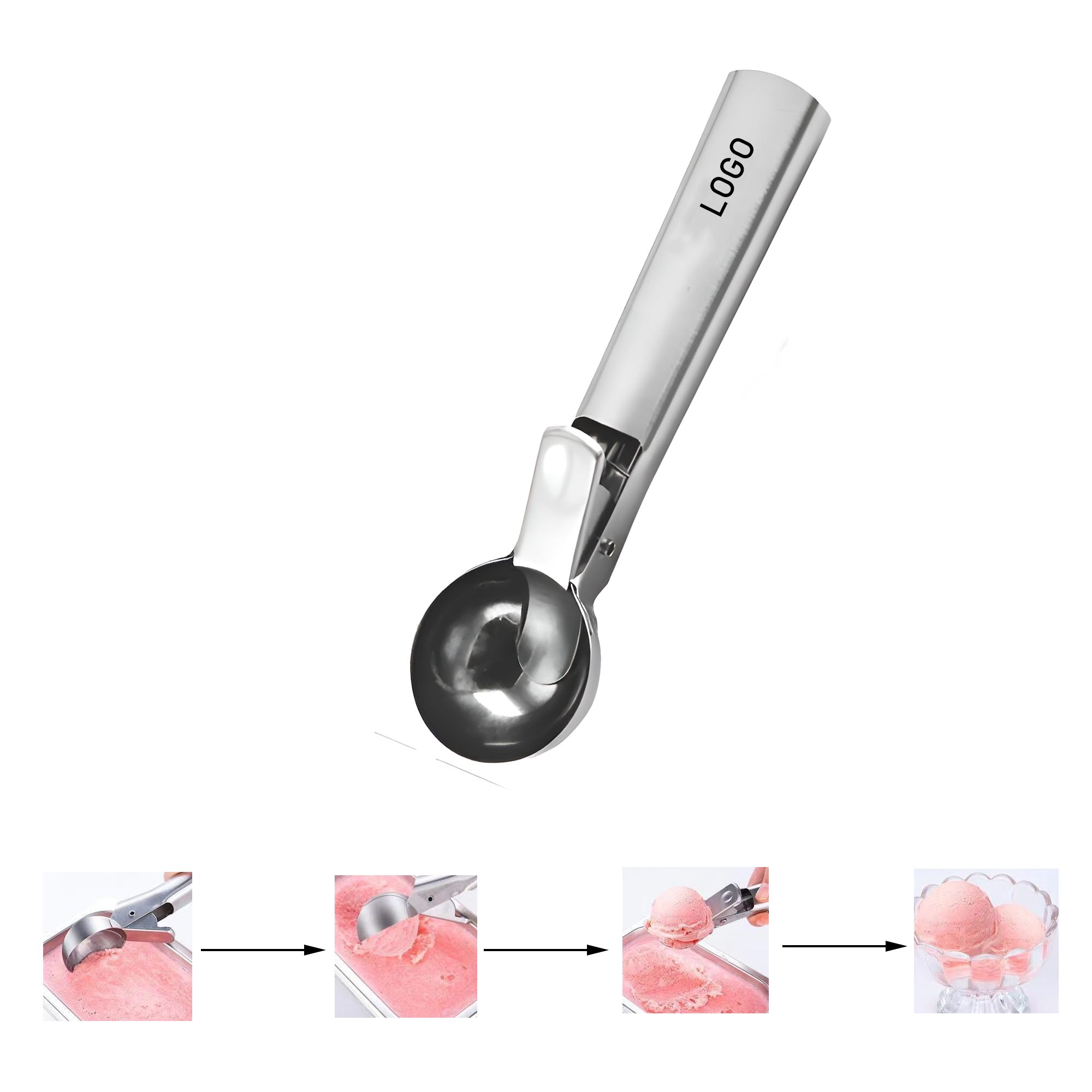 Ice Cream Scoop with Trigger 1