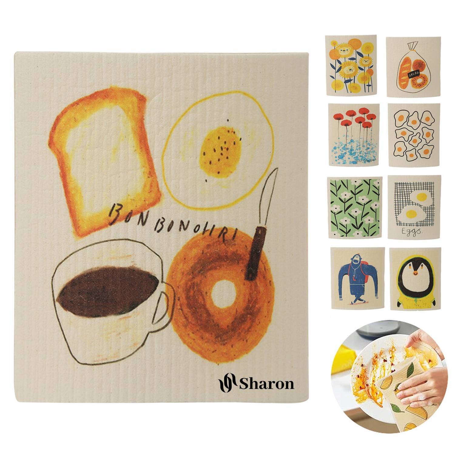 Cotton Kitchen Swedish Dish Cloths