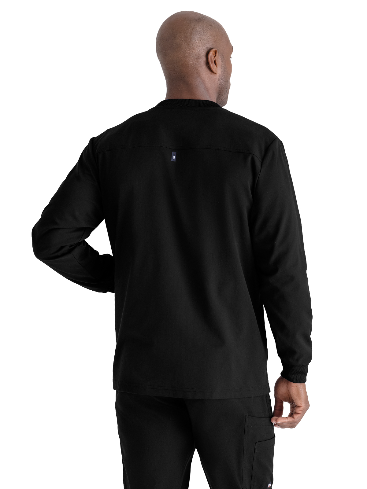 Grey's Anatomy Spandex Stretch - Men's Five-Pocket React Warm-Up Scrub Jacket 19