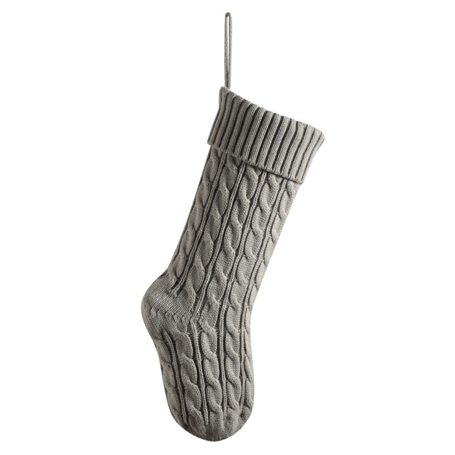 Large Knitted Hanging Christmas Stockings 6
