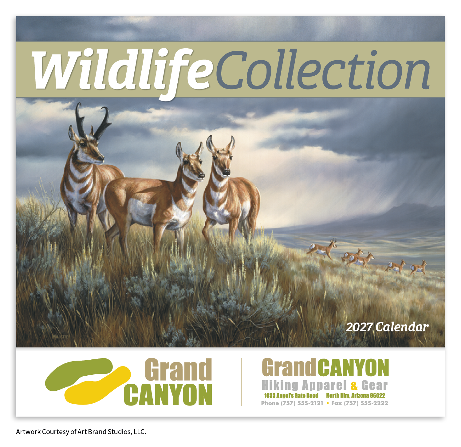 HotLine® Products Wildlife Collection Appointment Calendar - Stapled 59