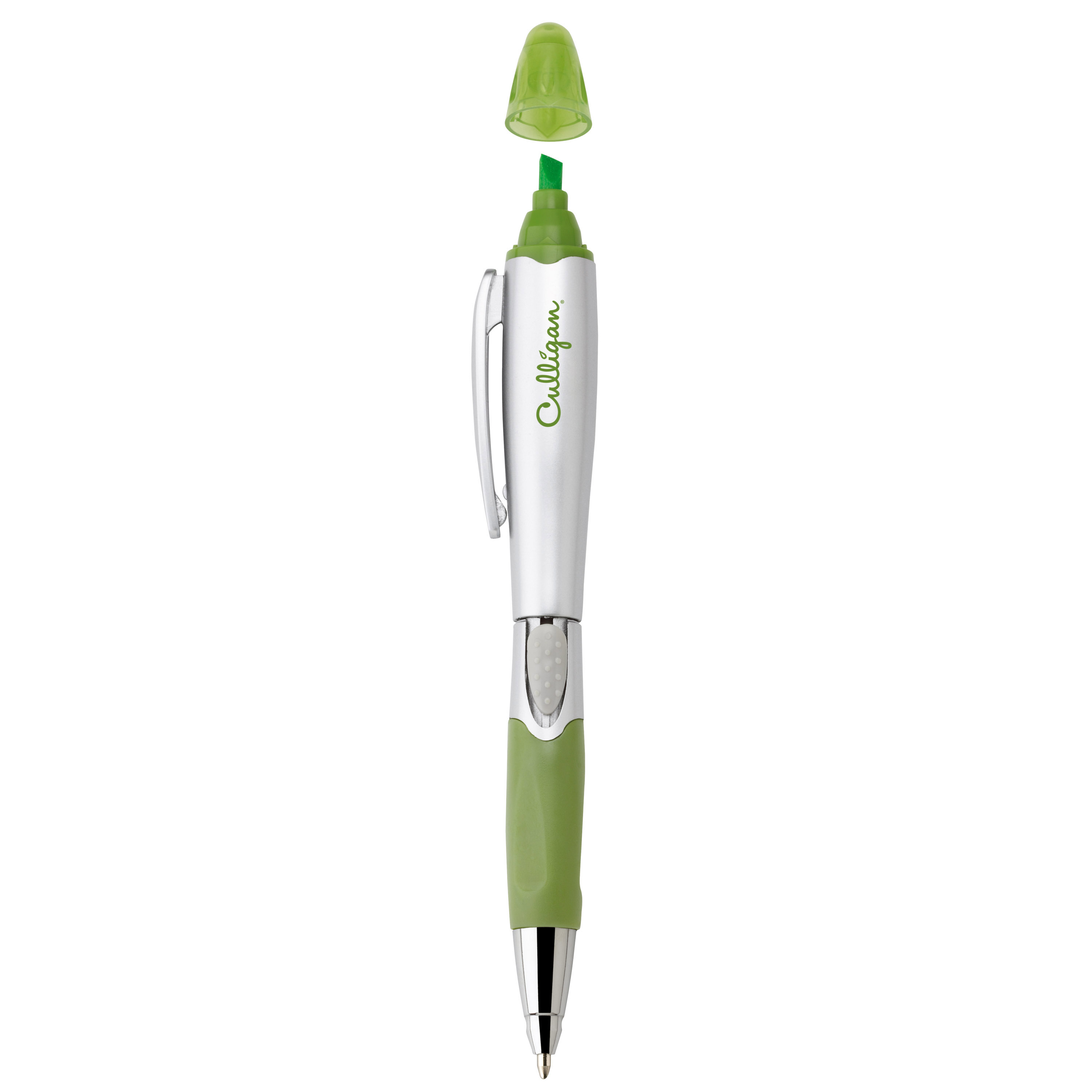 Silver blossom ballpoint penhighlighter 42