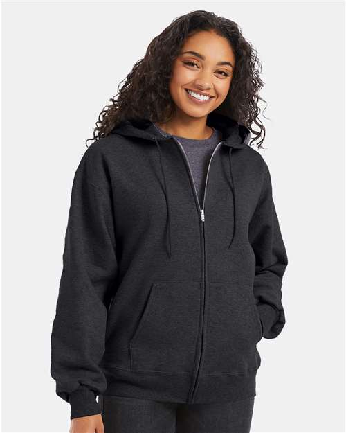 Unisex Ultimate Cotton® Full-Zip Hooded Sweatshirt - F280 40