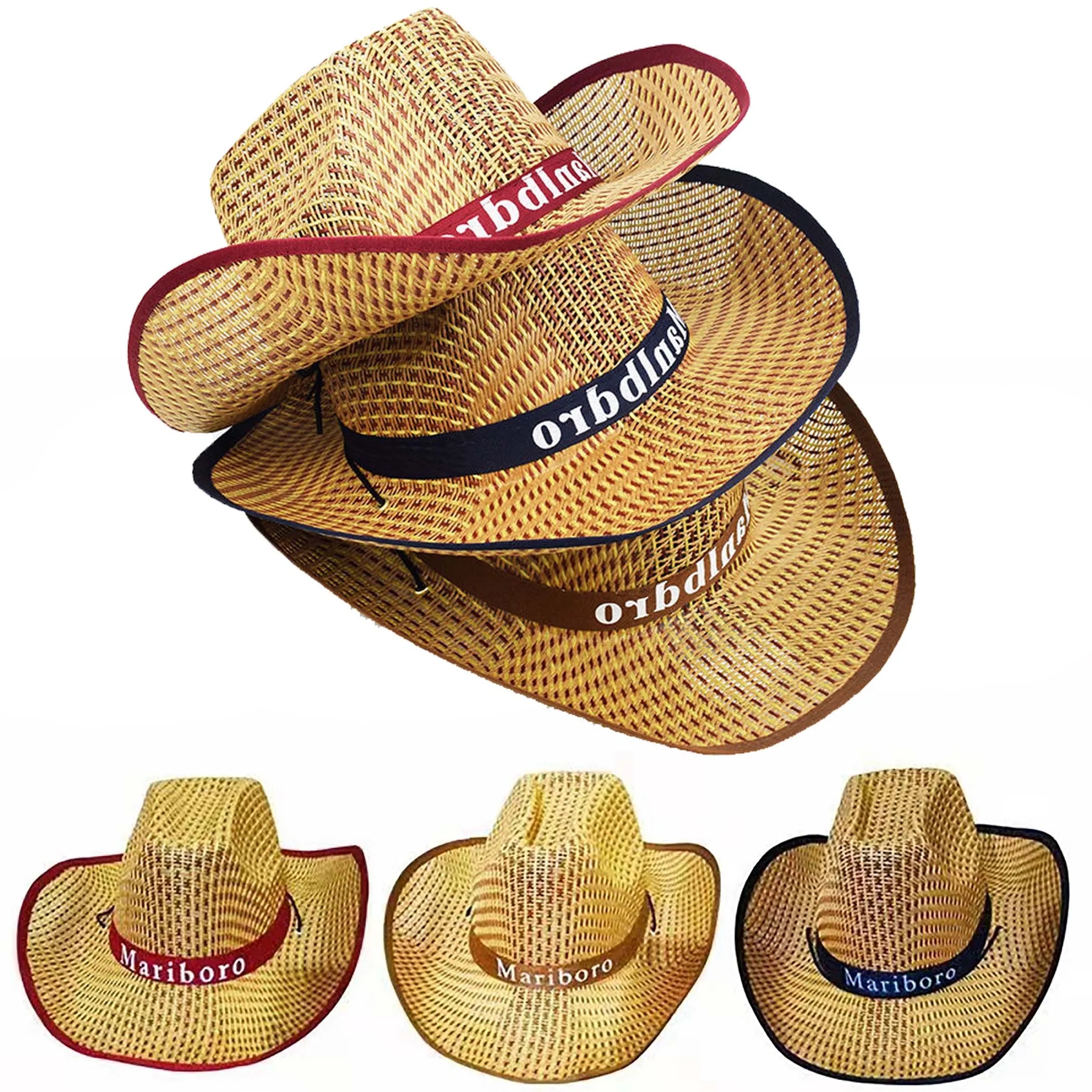 Raffia Straw Cowboy Hat