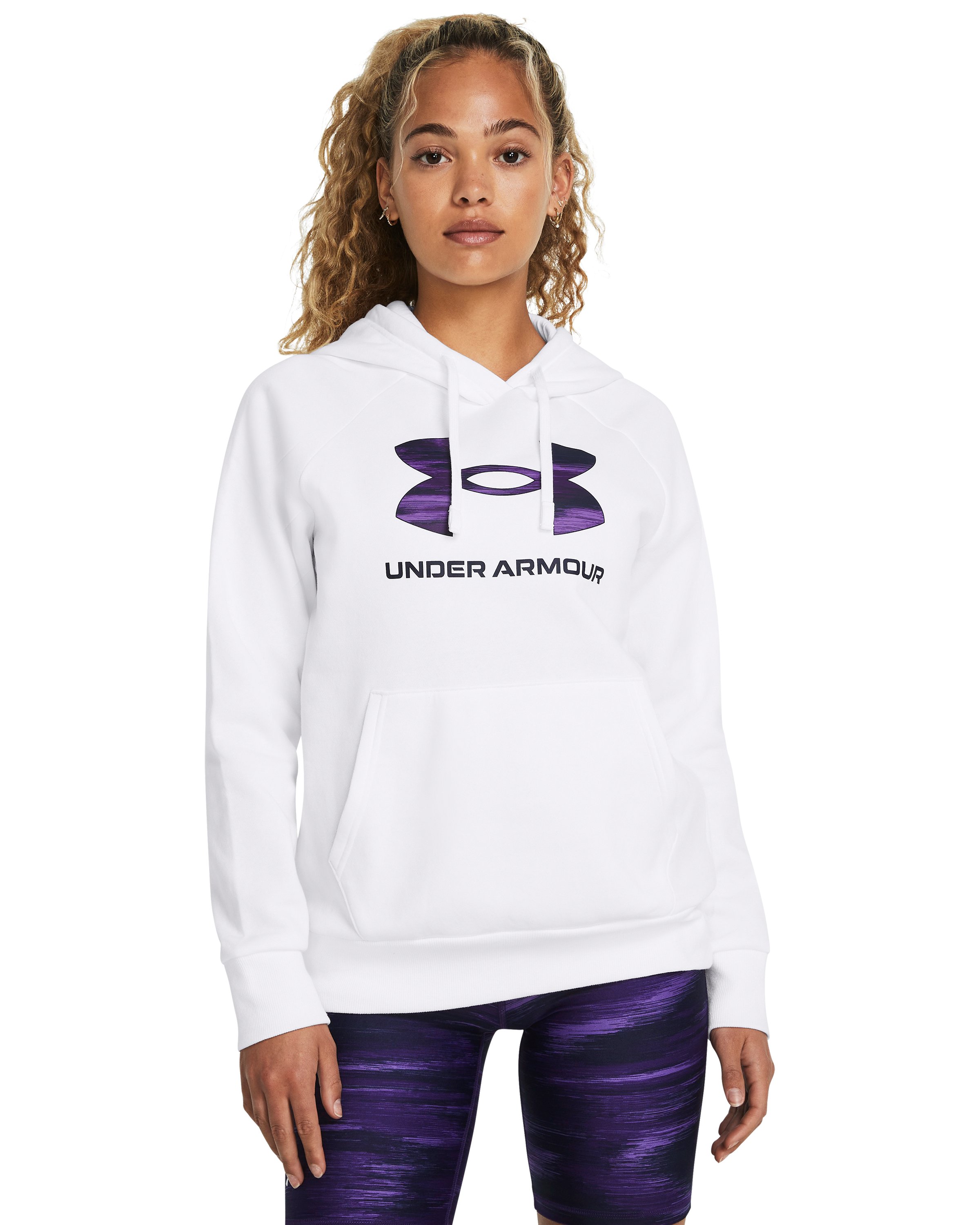 UA Rival Fleece Big Logo Print Fill Women's Hoodie 3