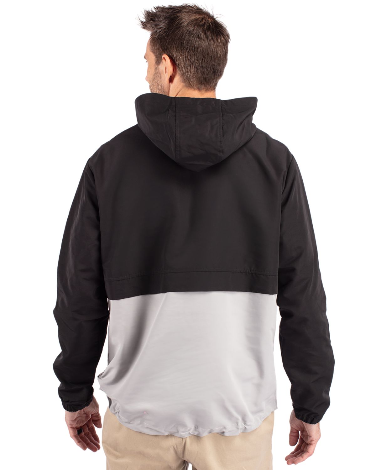 Cutter & Buck Charter Recycled Packable Mens Half Zip Anorak Jacket 5