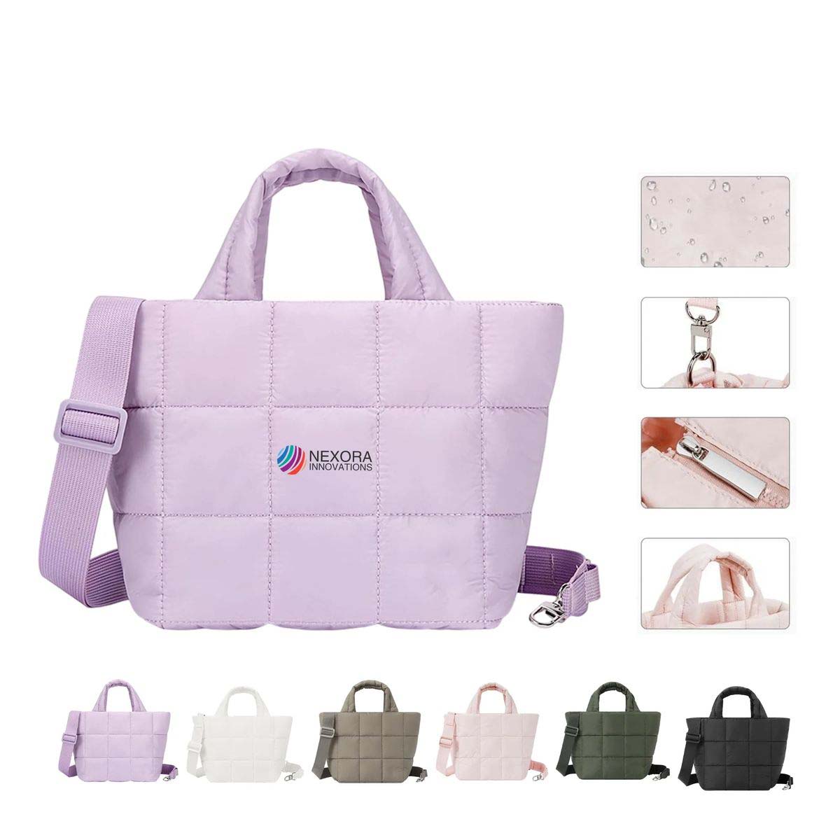 Casual Quilted Shoulder Bag with Vintage Design 2