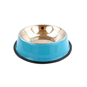 29cm Colorful Steel Pet Bowl Food Tray 15