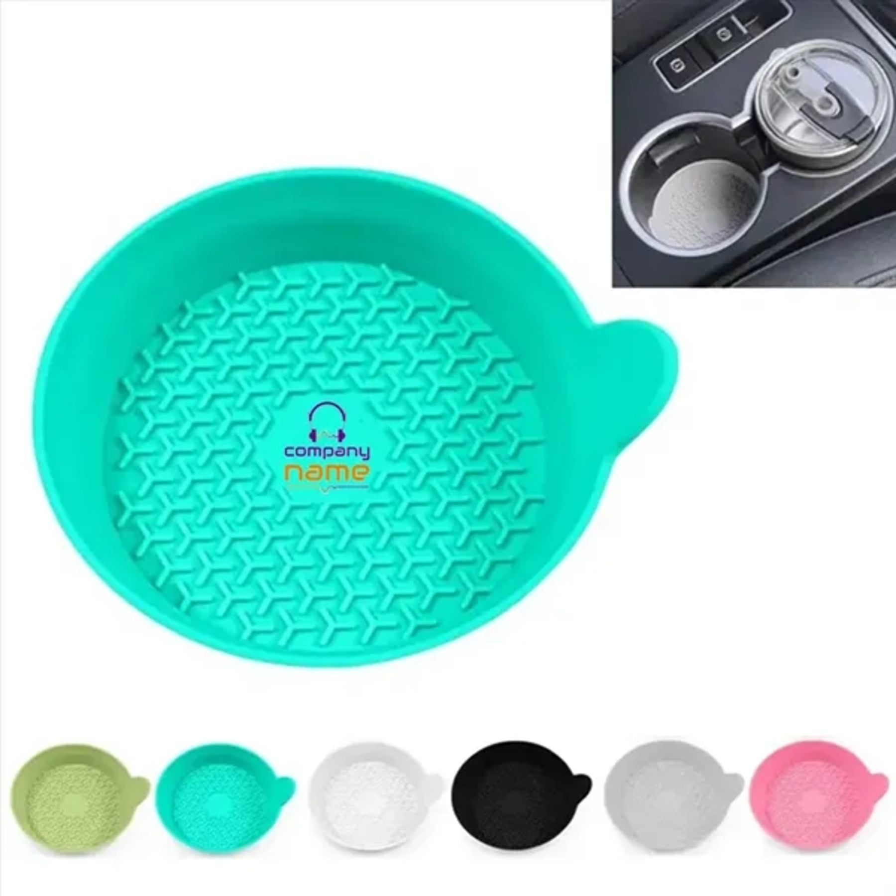 Universal Silicone Car Cup Holder Coaster 1