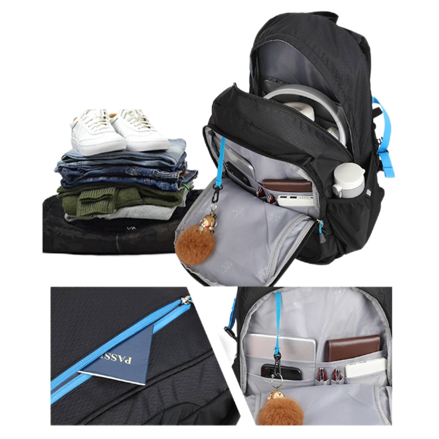 Portable Polyester Backpack 4