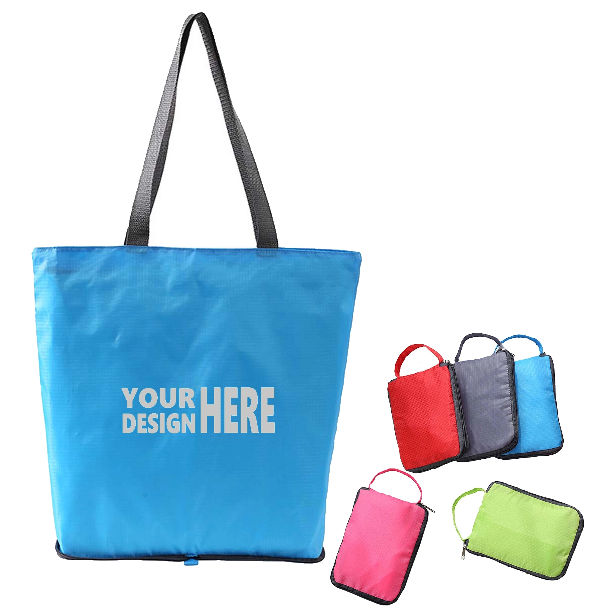Polyester Shopping Tote Bag, custom tote bag with logo imprint 6