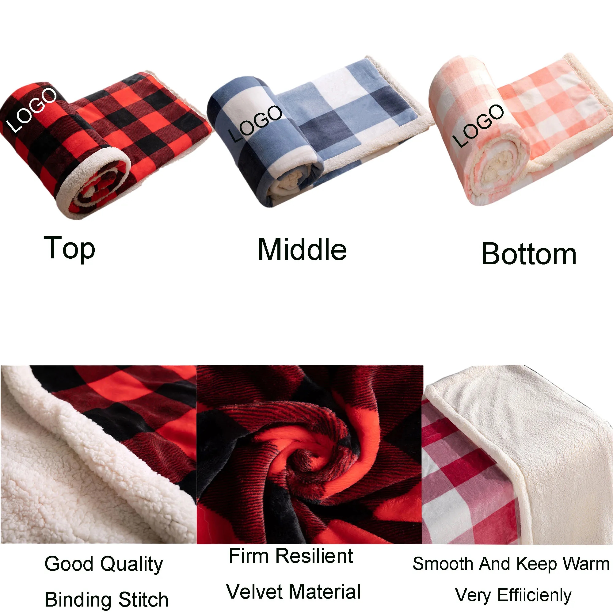 Spot Travel Sofa Berber Fleece Blanket 3