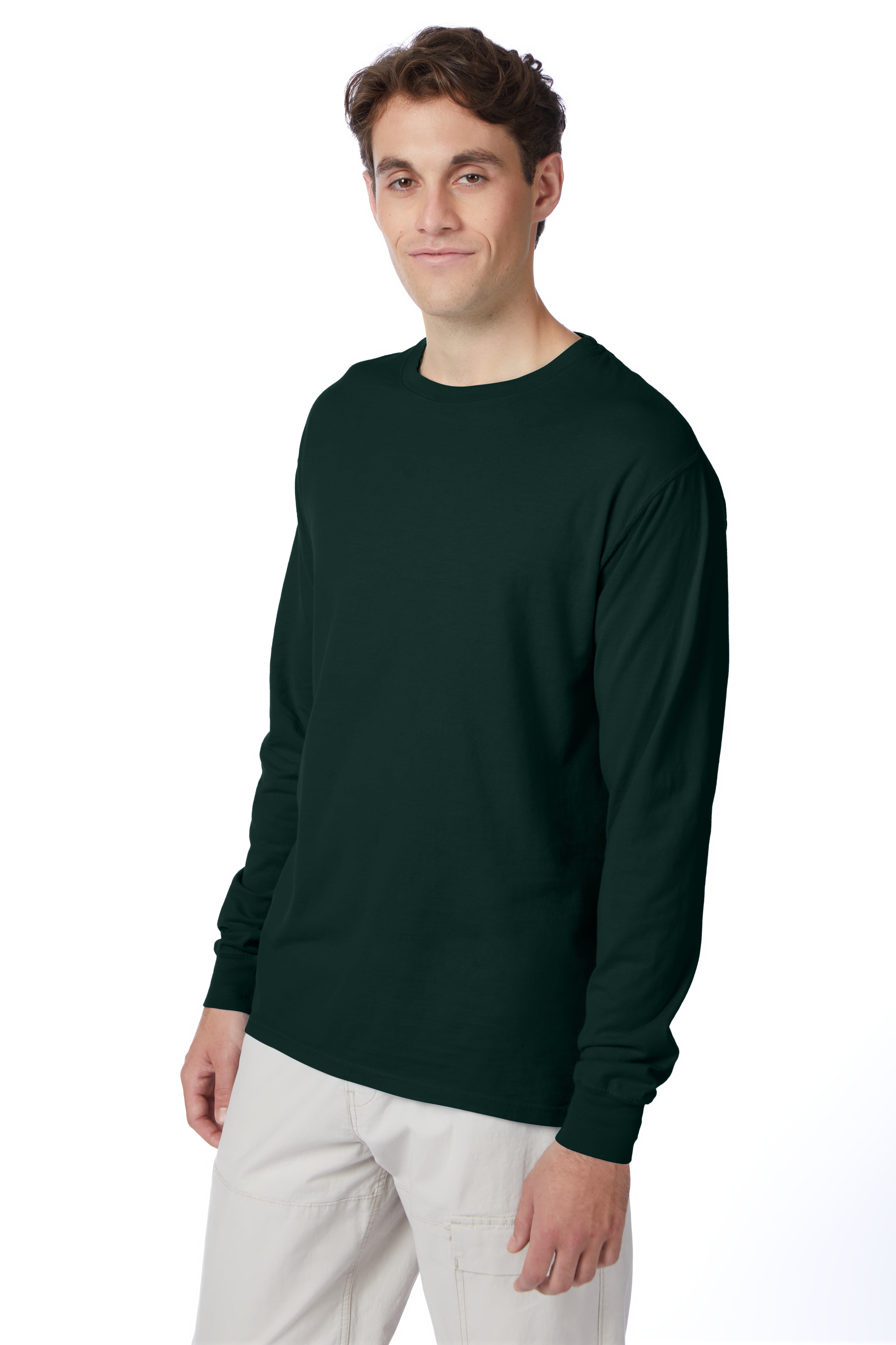 Hanes Beefy-T Long-Sleeve T-Shirt 5
