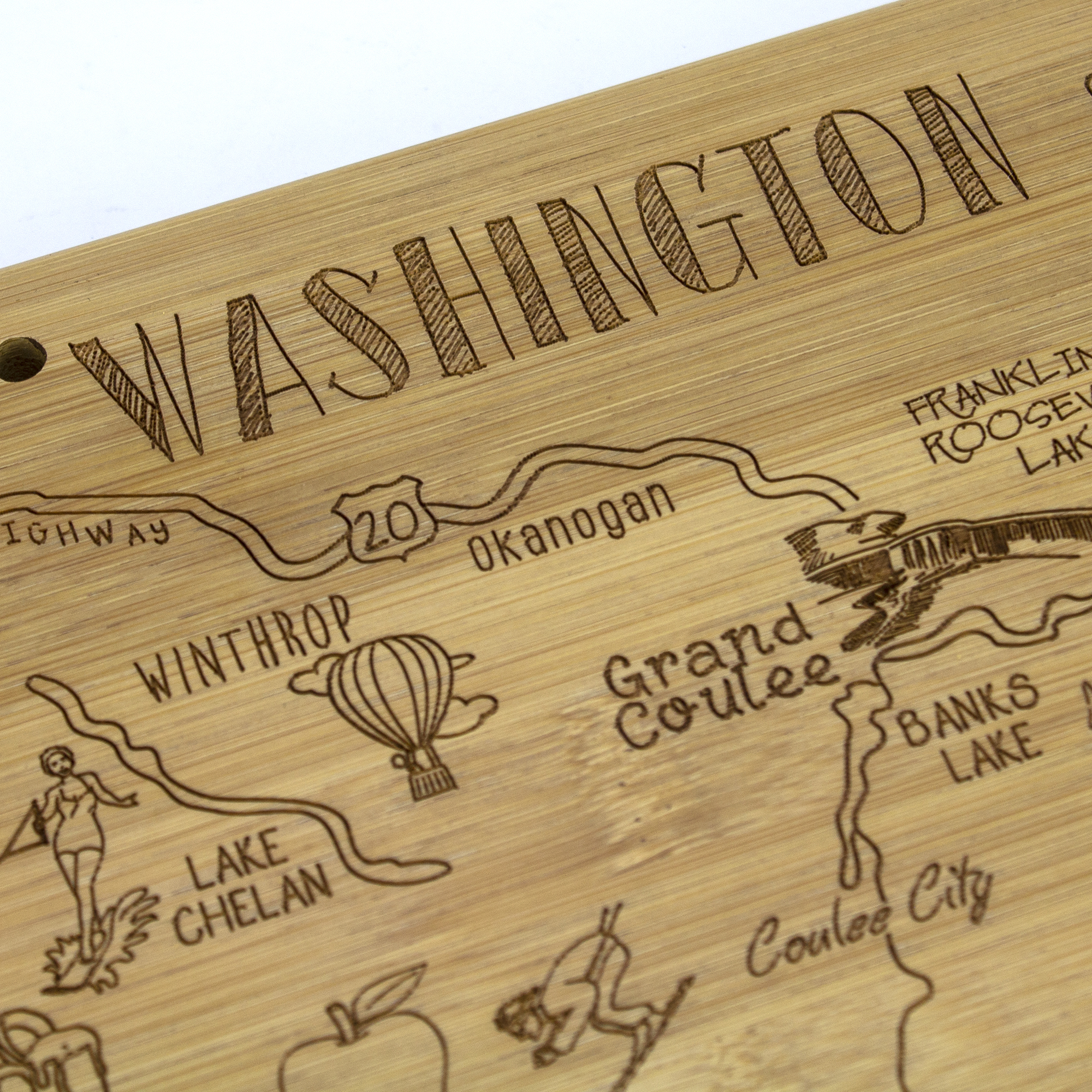 Destination Washington Cutting & Serving Board 4