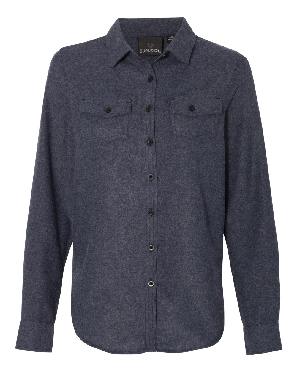 Women's Solid Flannel Shirt - 5200 3