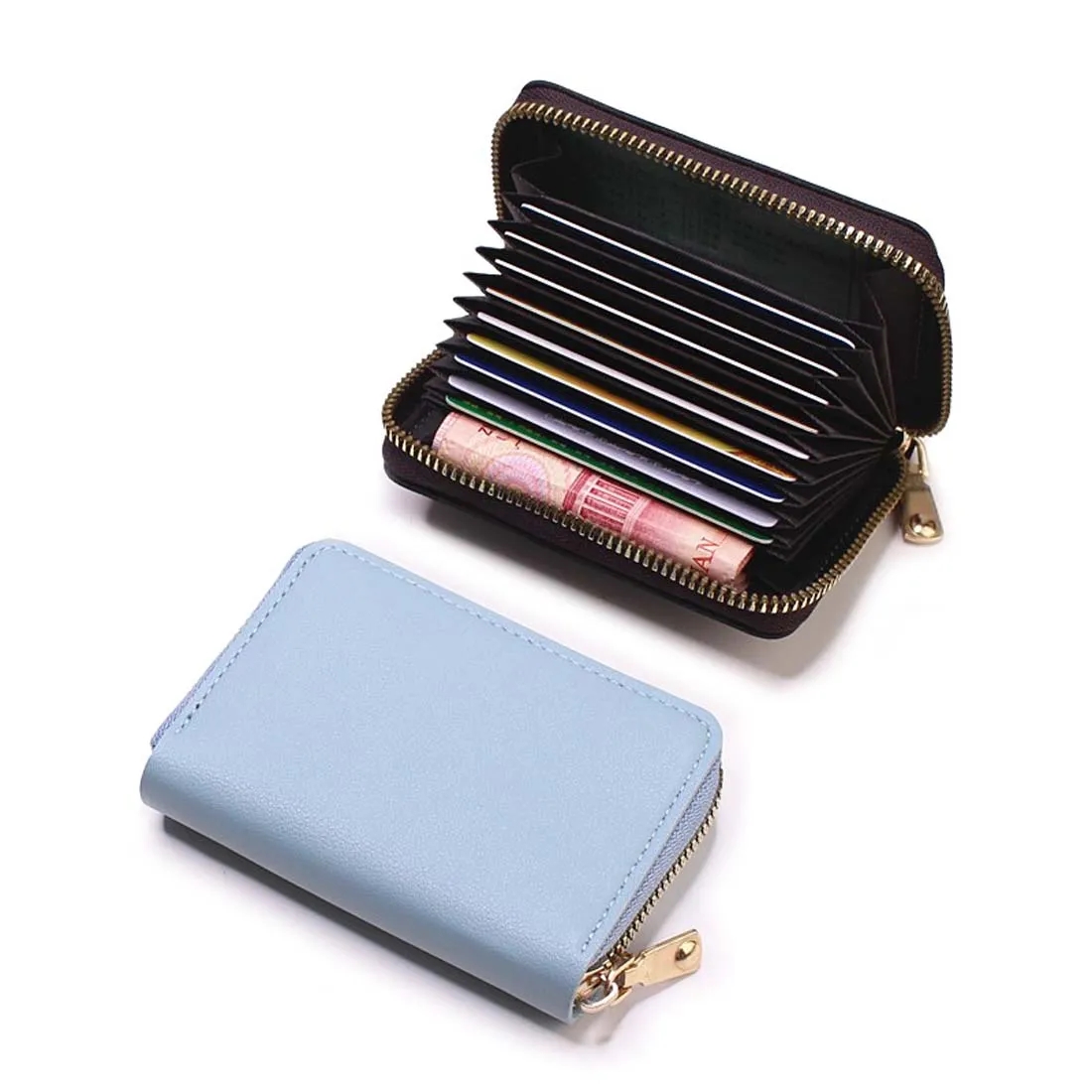 RFID Blocking Leather Credit Card Case 3