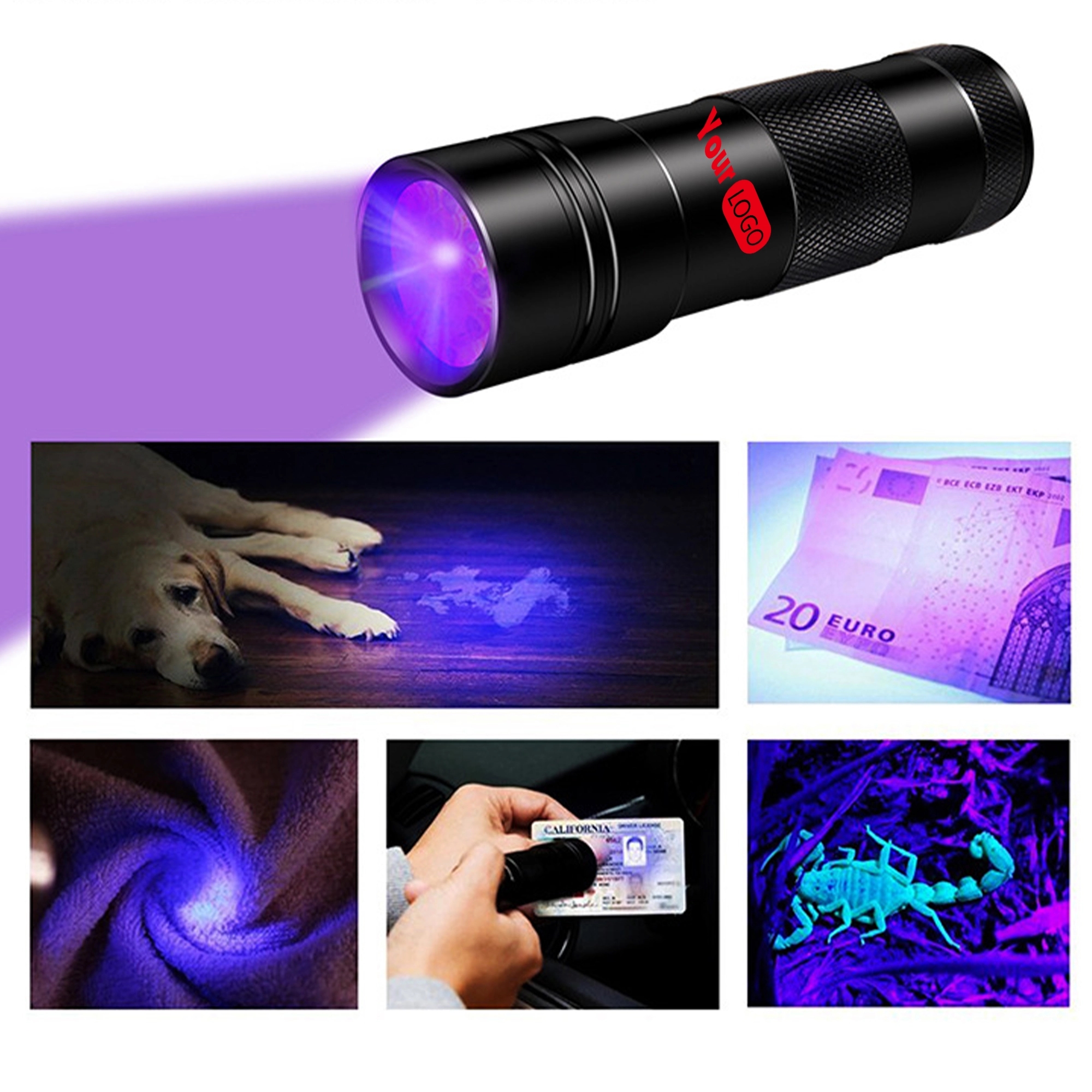 12 LED UV Flashlight
