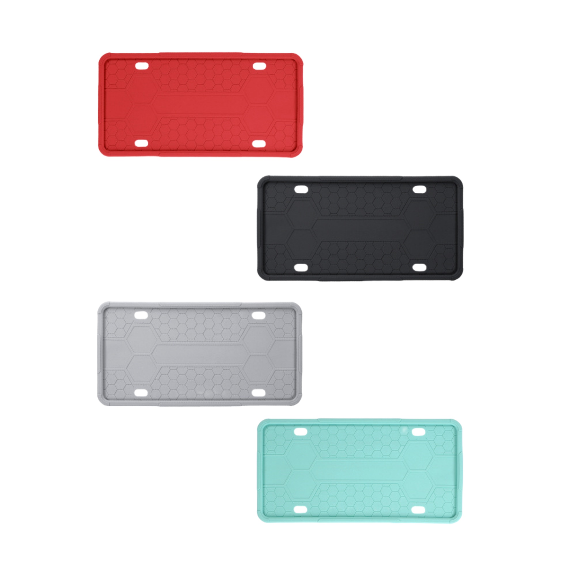 Durable Silicone Waterproof License Plate Frame 2