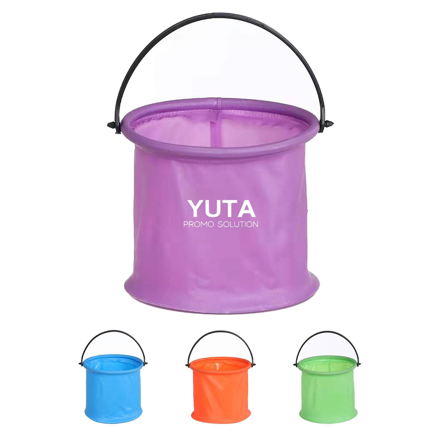Folding PVC Beach Sand Bucket for Kids 7