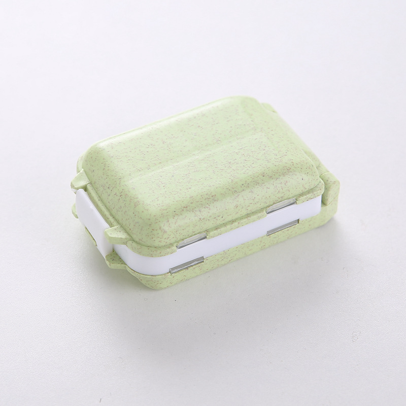 8 Compartments Pill Organizer Portable Pocket Pill Box Dispenser 35