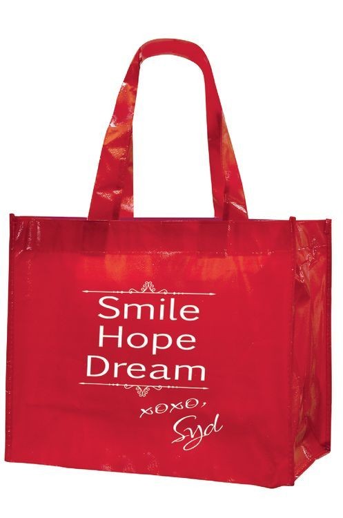 Laminated Shopping Tote Bag - 15 3/4"x12 1/2"x6 1/4"