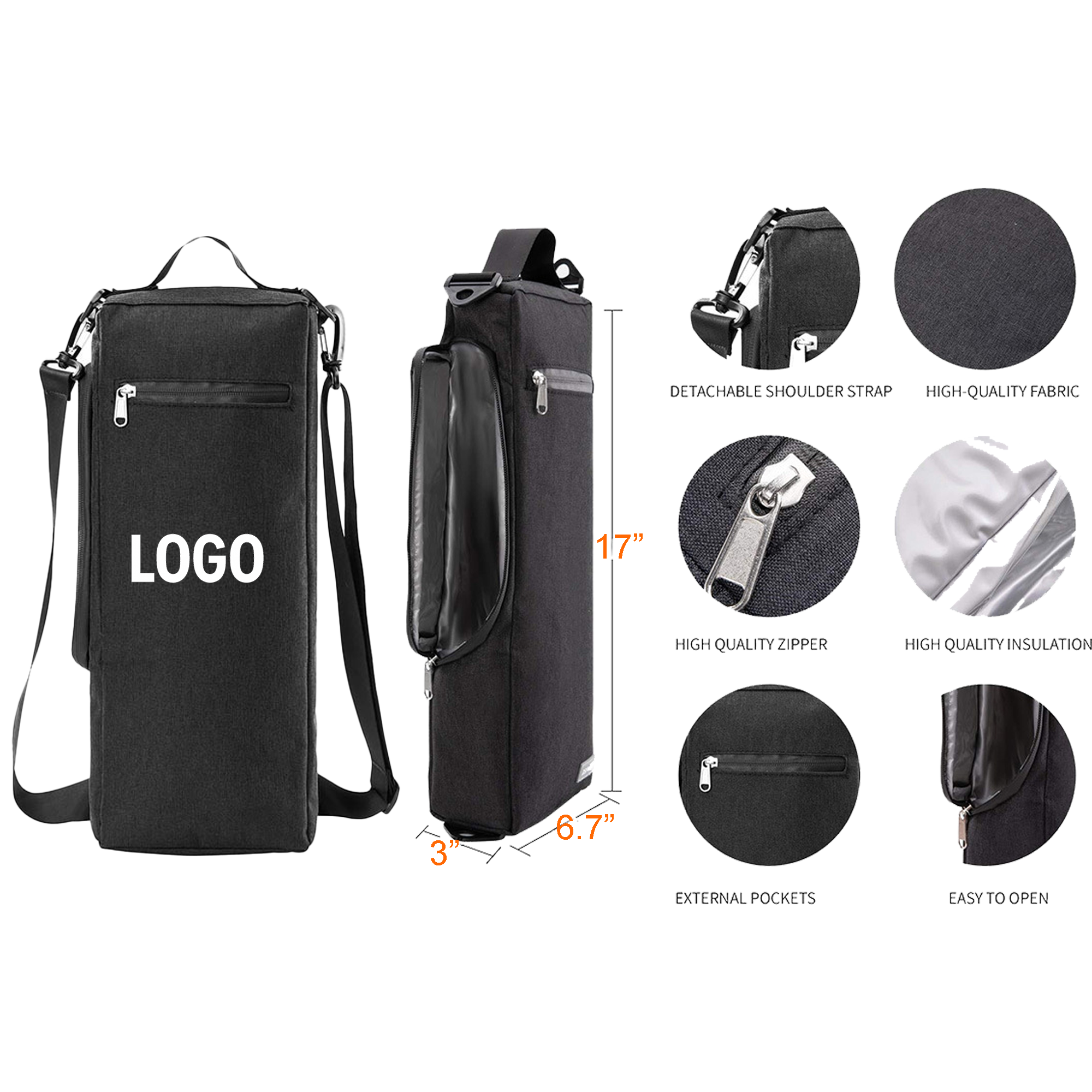 Slim Shoulder Strap Insulated Cooler Bag 2