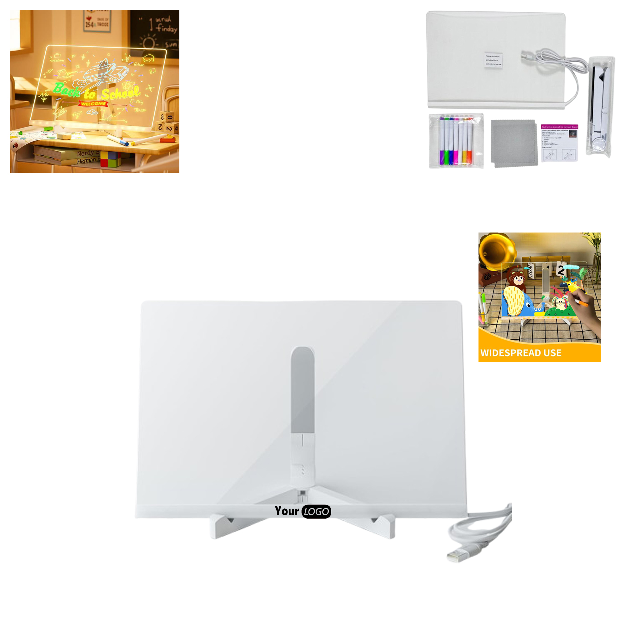 Acrylic Erasable Billboard Fluorescent Drawing Board 3