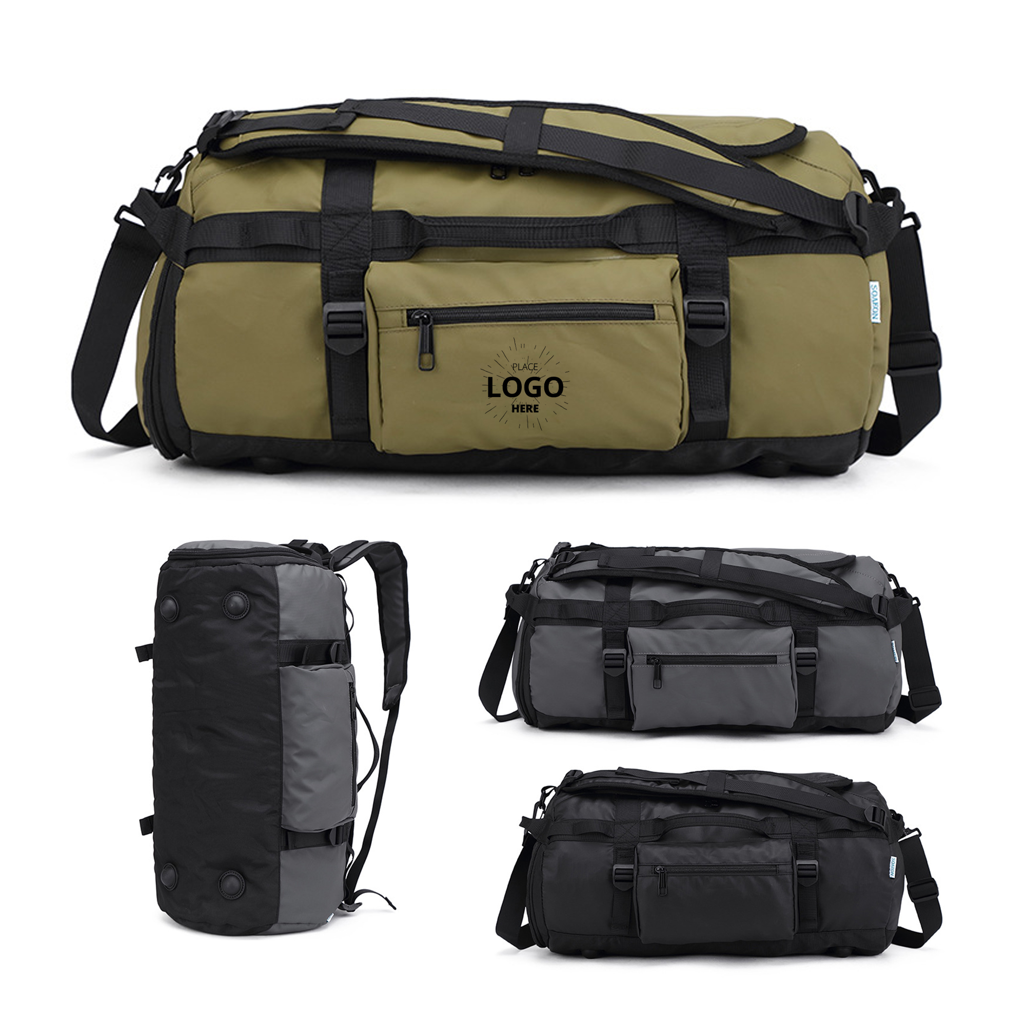 Large Waterproof Travel Bag with Dry-Wet Separation 2