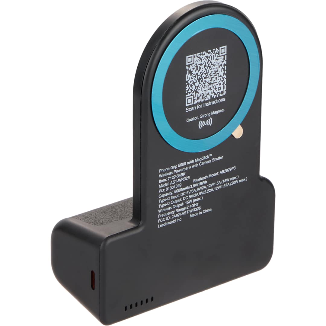Phone Grip 5000 mAh MagClick™ Powerbank and Shutte 37