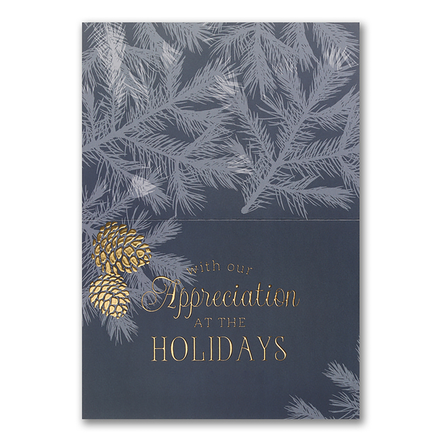 Pinecone Appreciation Folder Front Imprint Card 3