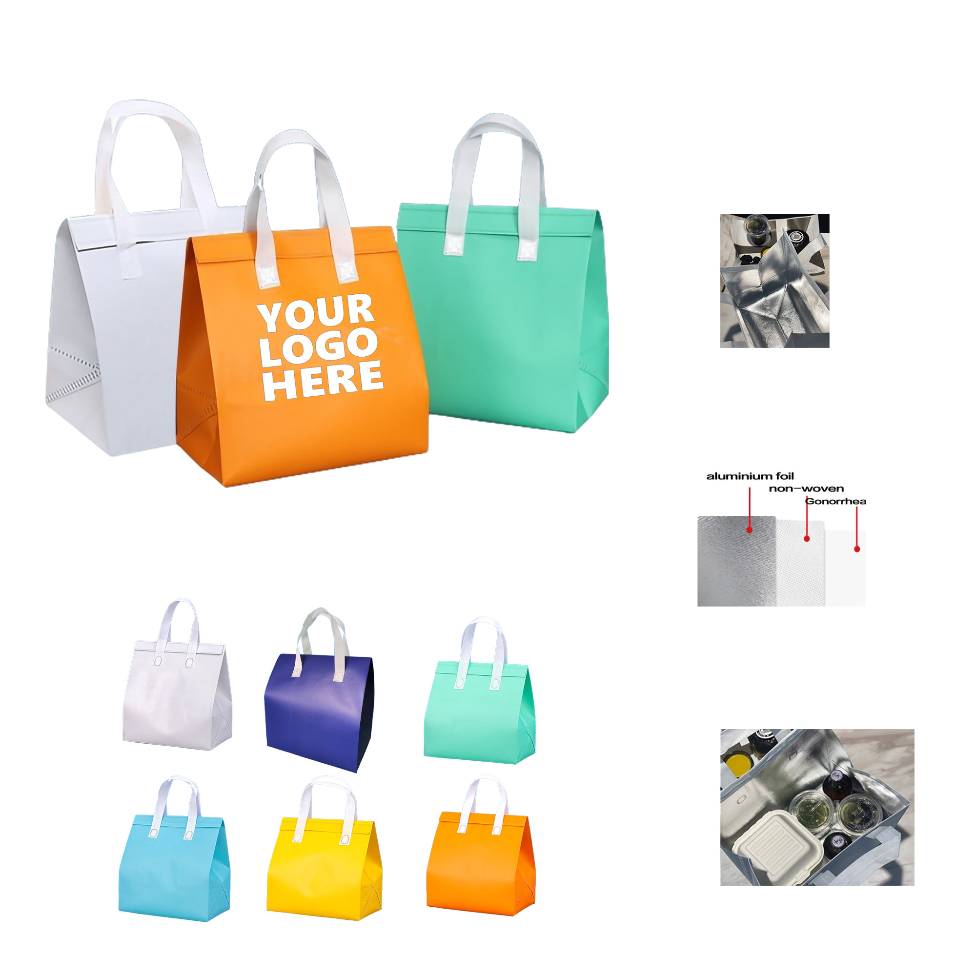Waterproof Cooler Insulated Tote Bag MOQ50 8
