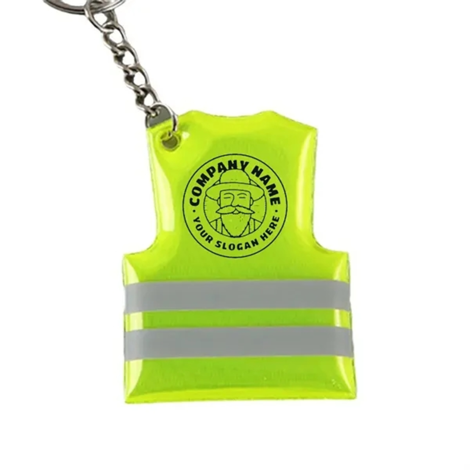 Reflective Safety Vest Keychain 1