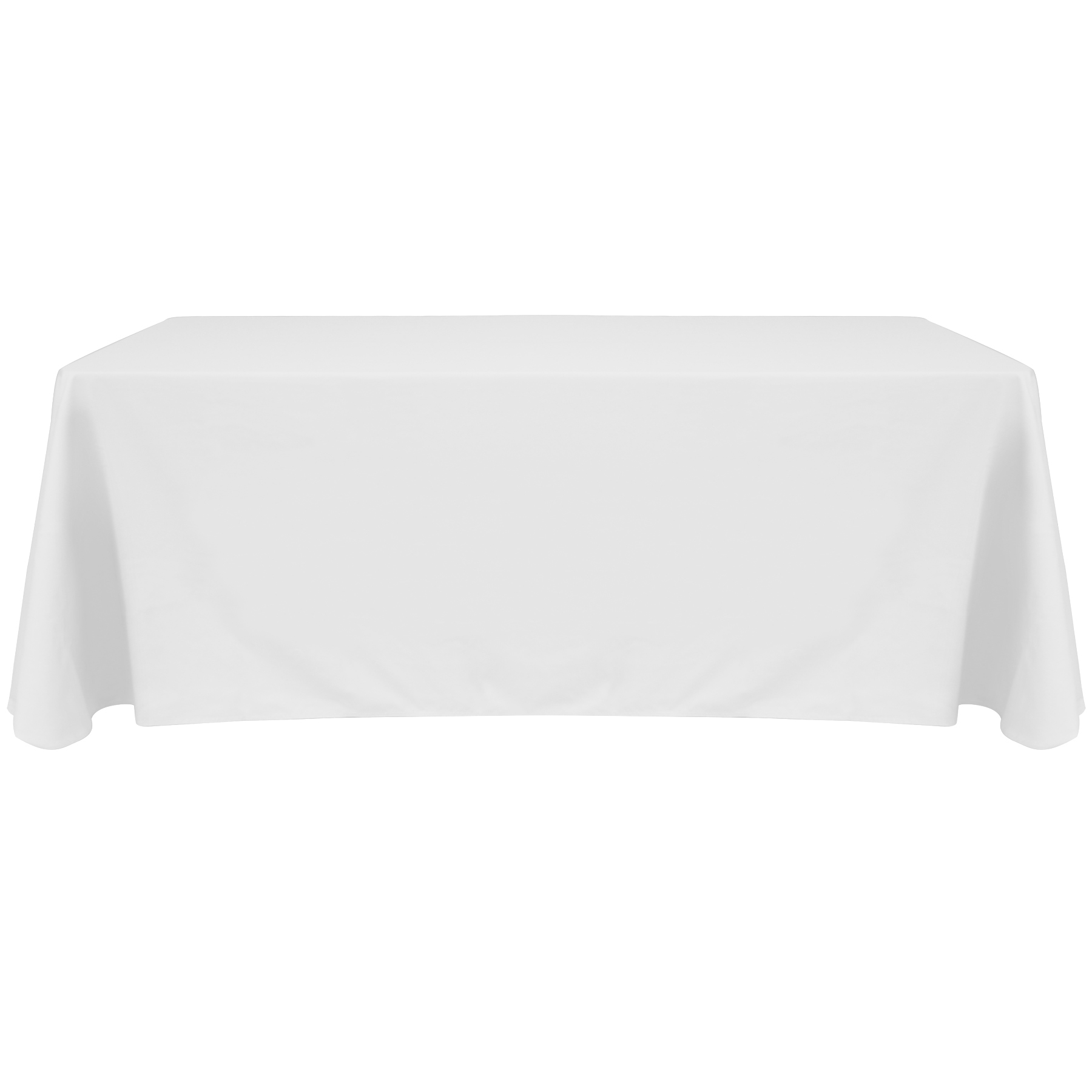 6' Customized Open Back Throw Style Table Cover 1