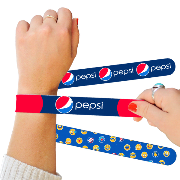 Pantone Matched Silicone Slap Bracelets