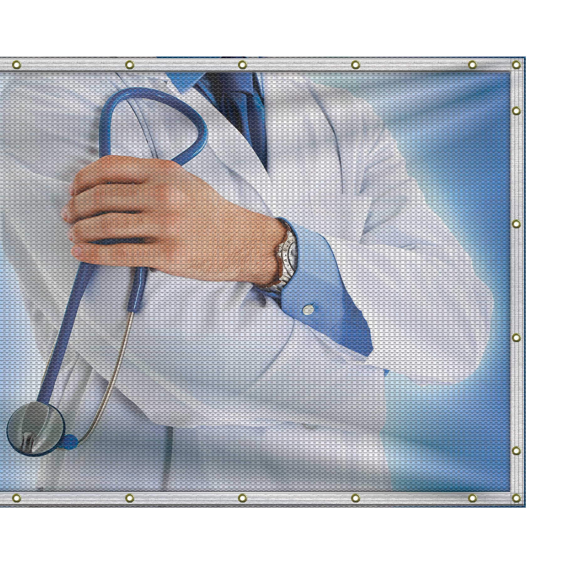 4' x 12' Premium Polyester Mesh Banner 10